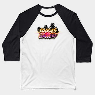 ROGUES GALLERY 80s Text Effects 2 Baseball T-Shirt